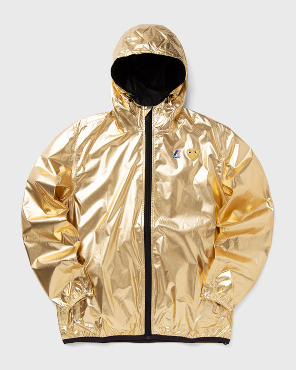 Comme des Garçons Play K-WAY JACKET GOLD EMBLEM gold