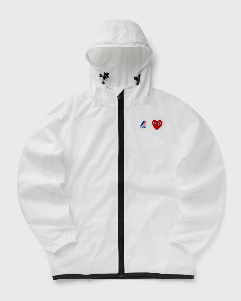 Comme des Garons Play K-WAY ISEX JACKET white
