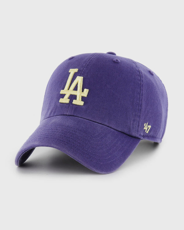 47 MLB LA Dodgers 47 CLEAN UP w/No Loop Label purple