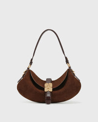 Ganni B-Kat Recycled Suede Pelinova Brown