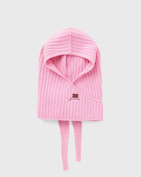 Ganni Future Wool Balaclava pink