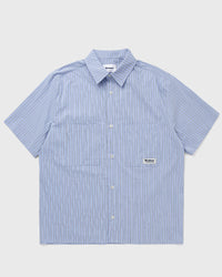 Butter Goods Vertical Stripe S/S Shirt Blue
