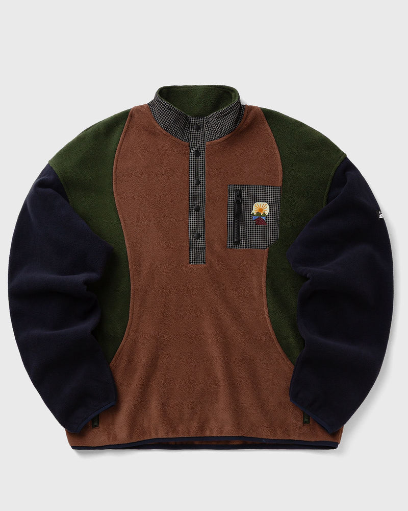 Brain Dead Equipment Ripstop Pullover Fleece Jacket multi