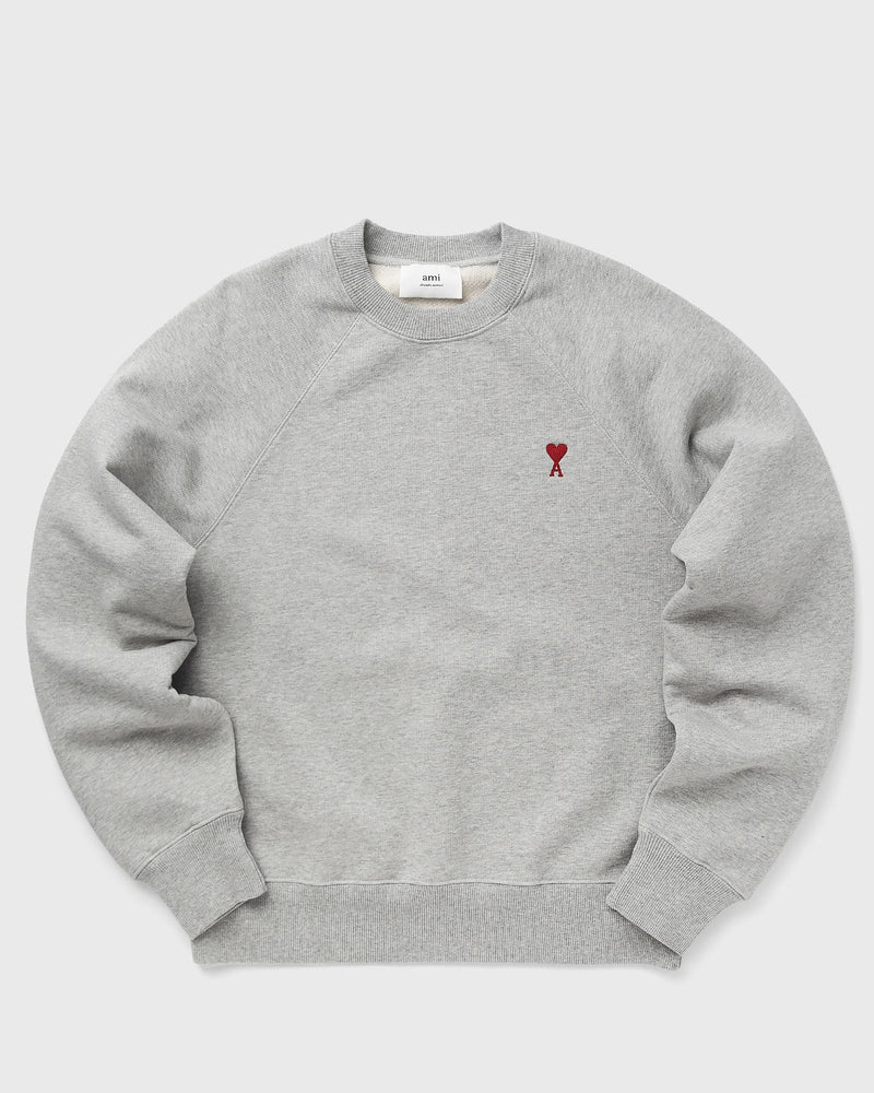 AMI Paris RED AMI DE COEUR SWEATSHIRT grey