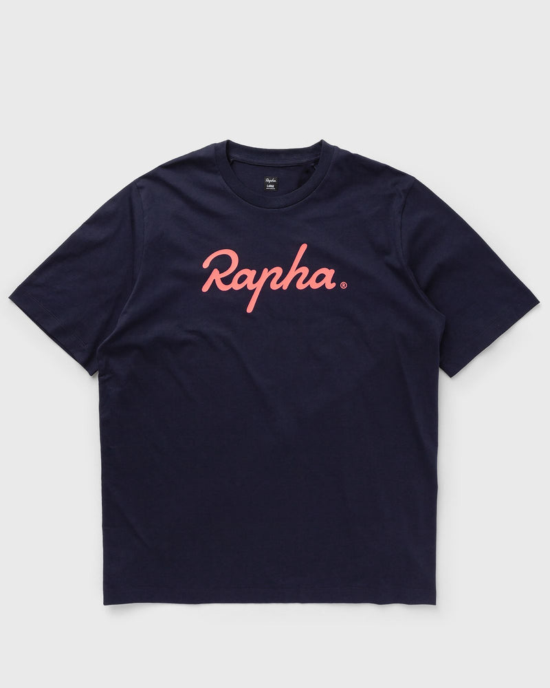 Rapha MEN'S COTTON T-SHIRT - LARGE LOGO blue