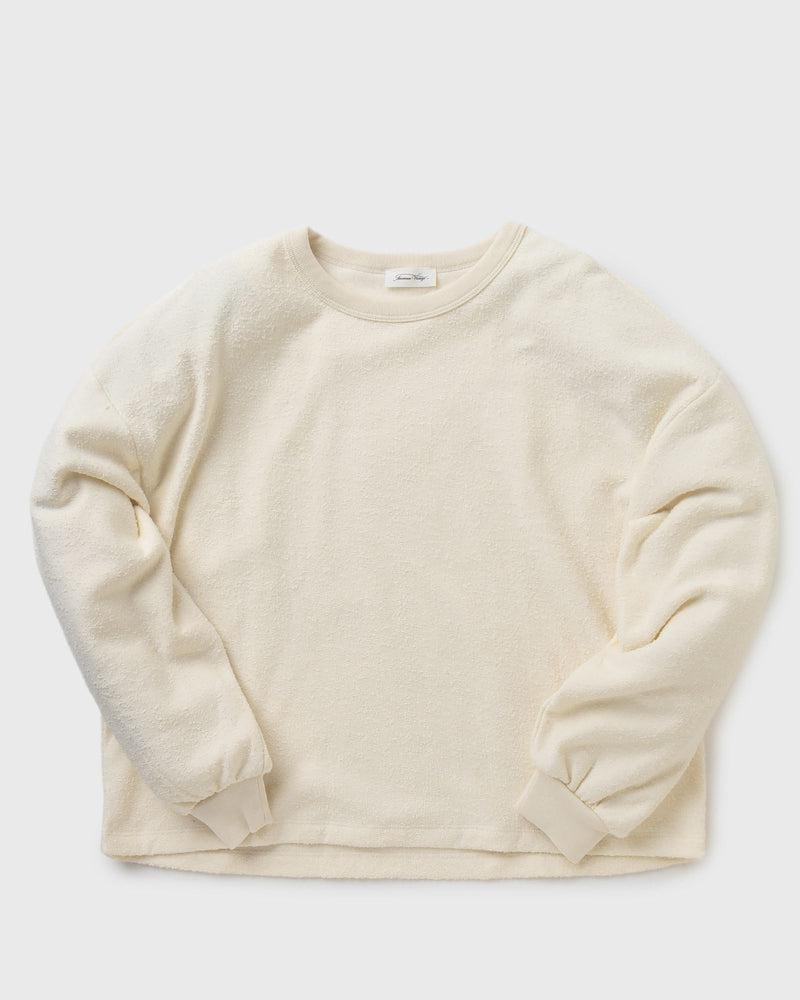 American vintage WMNS Sweater Round Collar beige