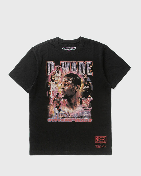 Mitchell & Ness NBA VINTAGE HYPE TEE MIAMI HEAT DWYANE WADE black