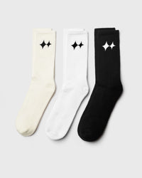 BSTN Brand BSTN Cushioned Crew Socks Three Pack multi