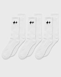 BSTN Brand BSTN Cushioned Crew Socks Three Pack white