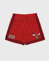 Mitchell & Ness NBA Overtime WIN MESH Shorts Vintage LOGO Chicago Bulls red