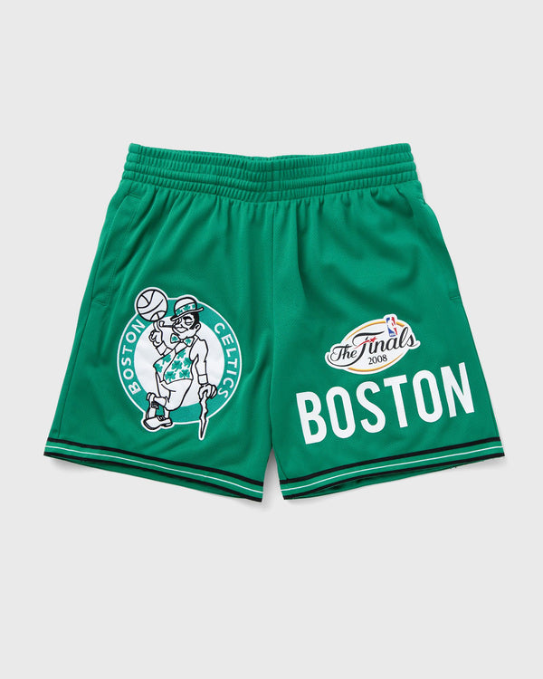 Mitchell & Ness NBA TEAM ORIGINS 7IN MESH SHORTS VINTAGE LOGO BOSTON CELTICS green