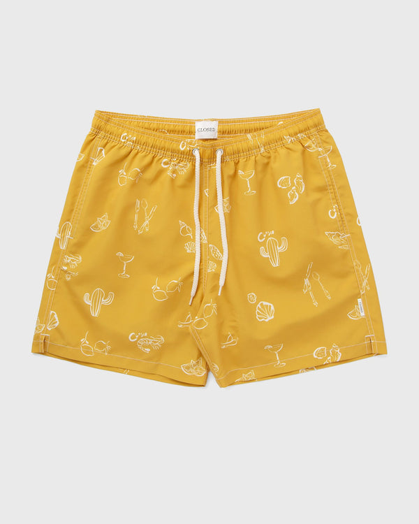 closed SWIM SHORTS yellow