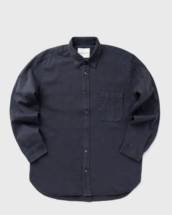 closed FORMAL ARMY SHIRT blue