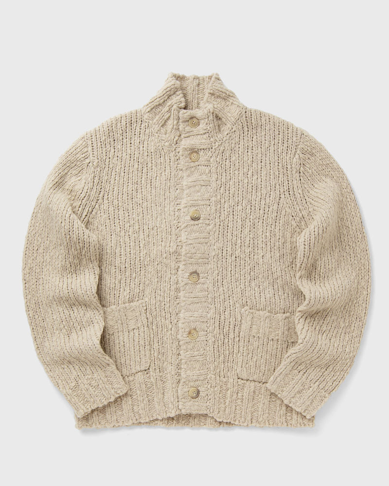 closed TURTLENECK CARDIGAN grey