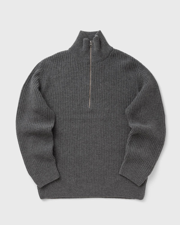 closed ZIPPED JUMPER grey