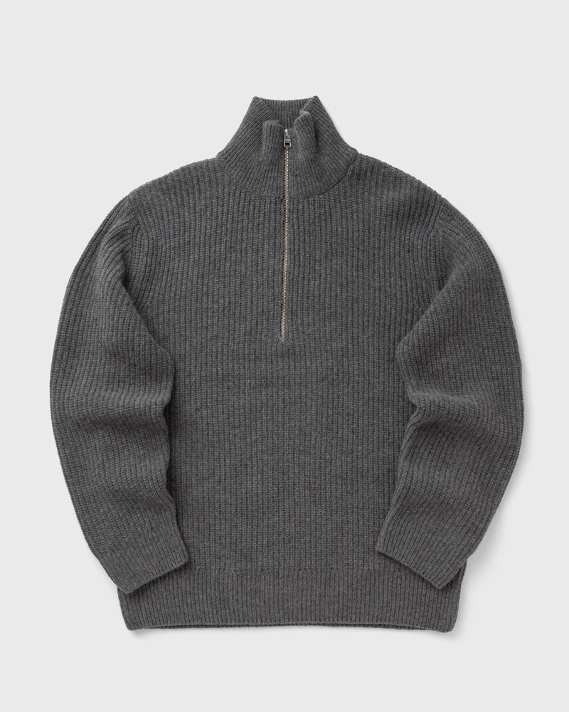 closed ZIPPED JUMPER grey