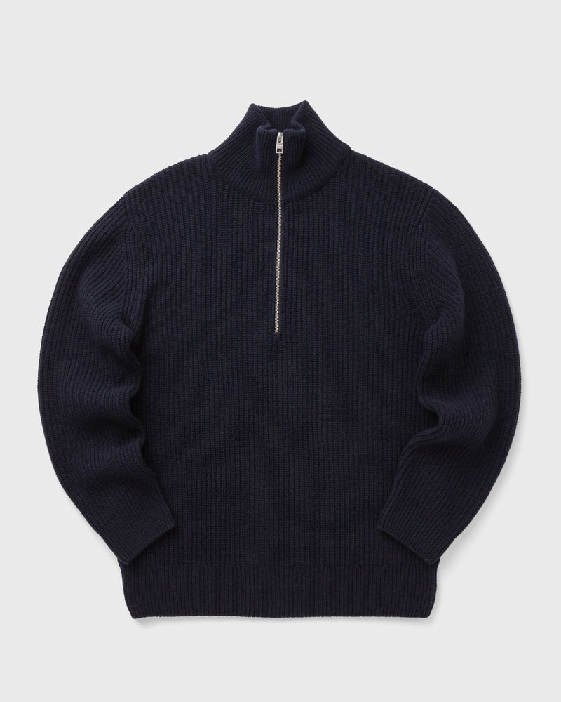 closed ZIPPED JUMPER blue