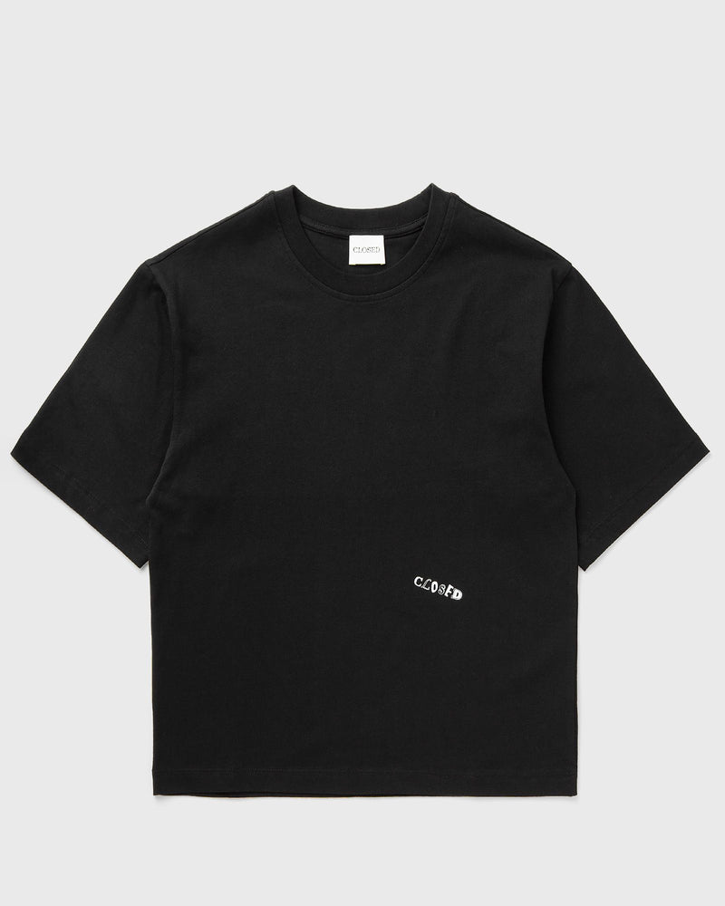 closed PRINTED TEE black