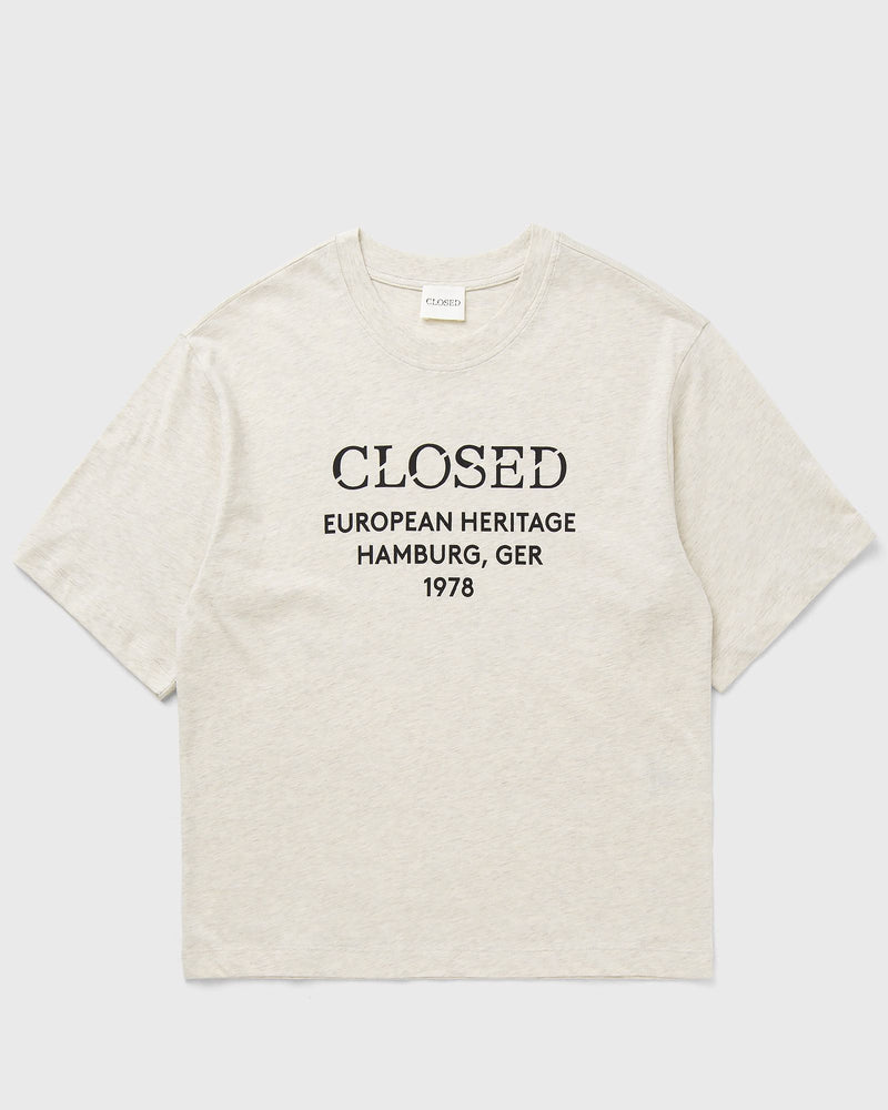 closed RELAXED TEE beige