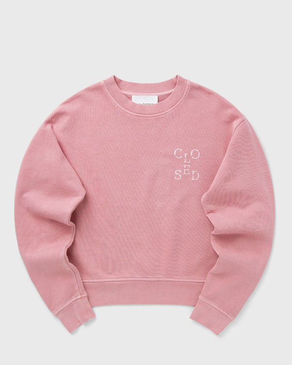 closed PRINTED SWEATSHIRT pink