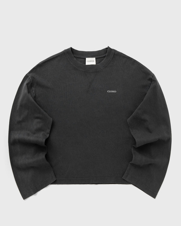closed CREWNECK LONGSLEEVE black