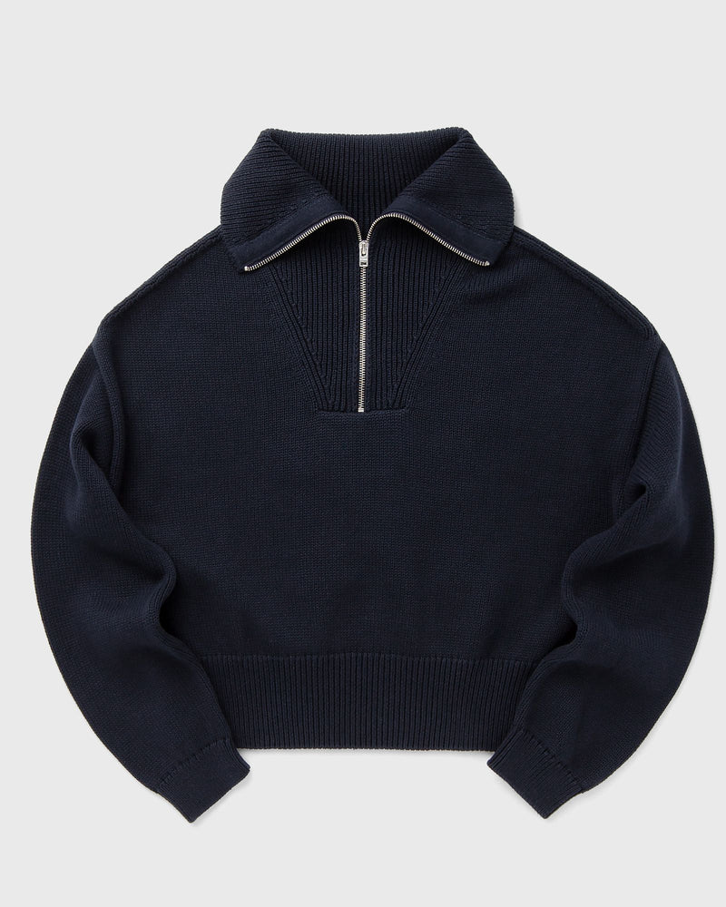 closed CROPPED TROYER blue