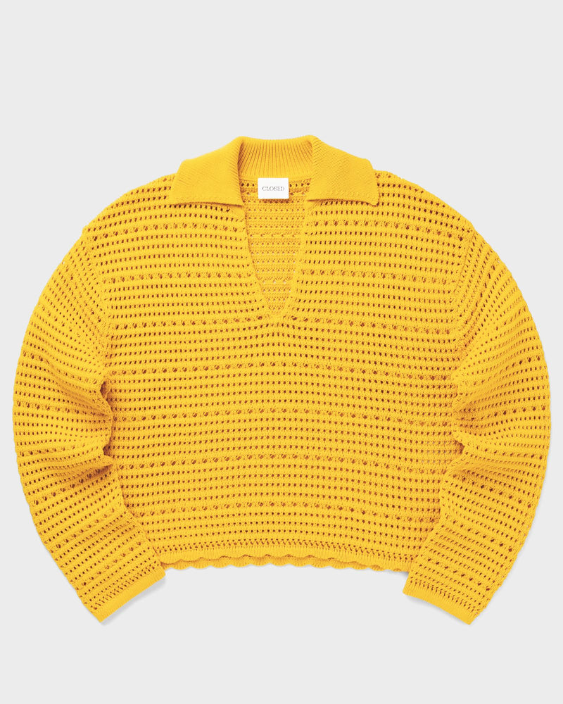 closed POLO LONGSLEEVE yellow