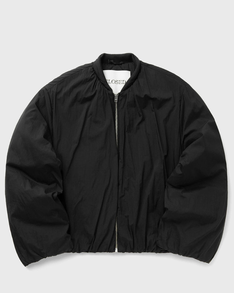 closed PADDED BLOUSON black