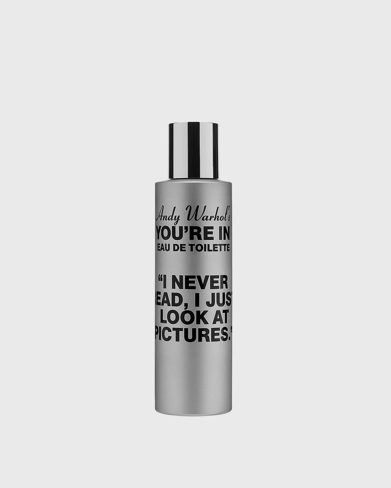 Comme des Garons Parfum ANDY WARHOL: "I NEVER READ, I JUST LOOK AT PICTURES - 100ml multi