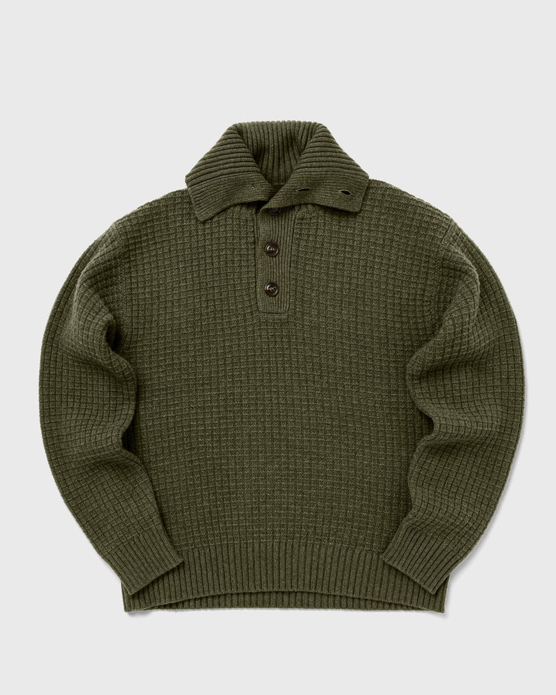 Woolrich Black Label - Waffle Stitch Vanise MARL POLO green