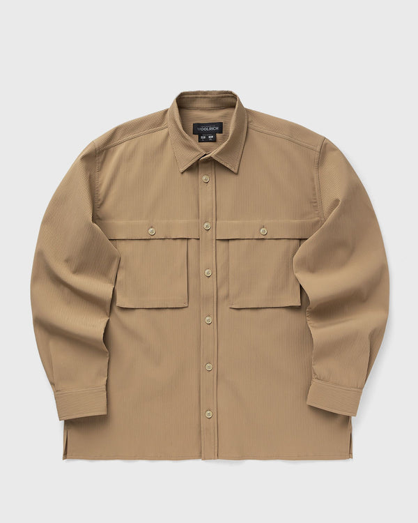 WOOLRICH CORD SHACKET beige