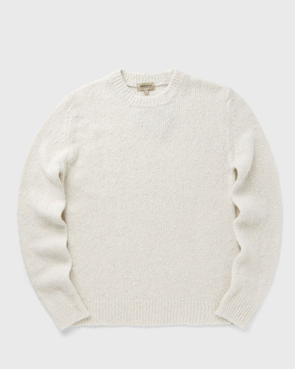 WOOLRICH BOUTONNE ALPACA BLEND CREWNECK beige