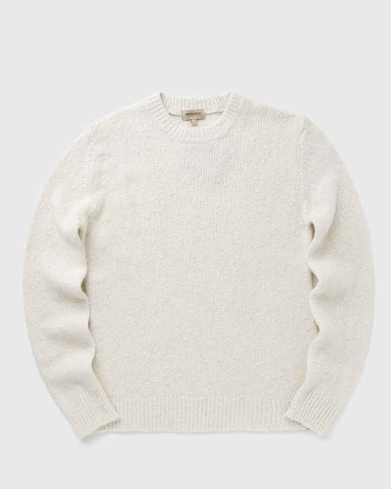 WOOLRICH BOUTONNE ALPACA BLEND CREWNECK beige