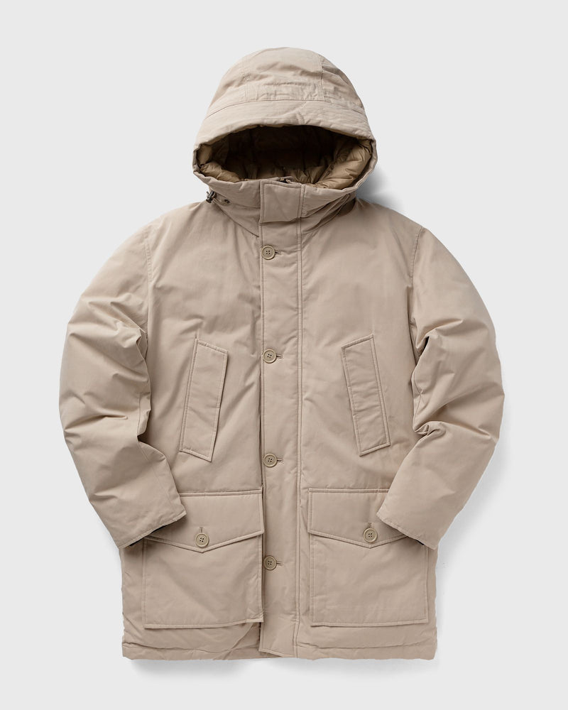 WOOLRICH PEACHED COTTON ARCTIC PARKA beige