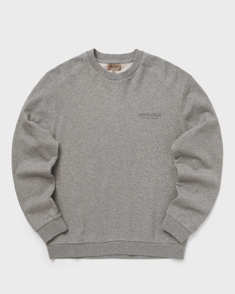Woolrich Macro Logo Crewneck Grey