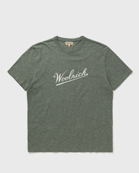 Woolrich Mouline Jersey LOGO TEE green