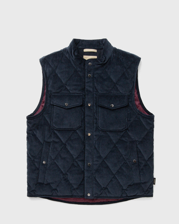 WOOLRICH CORDUROY VEST blue