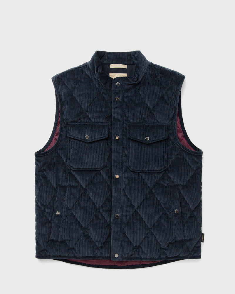 WOOLRICH CORDUROY VEST blue