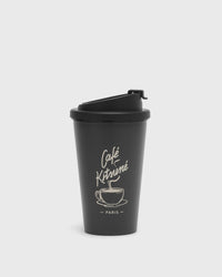 Maison Kitsune CAF KITSUN COFFEE CUP TUMBLER grey