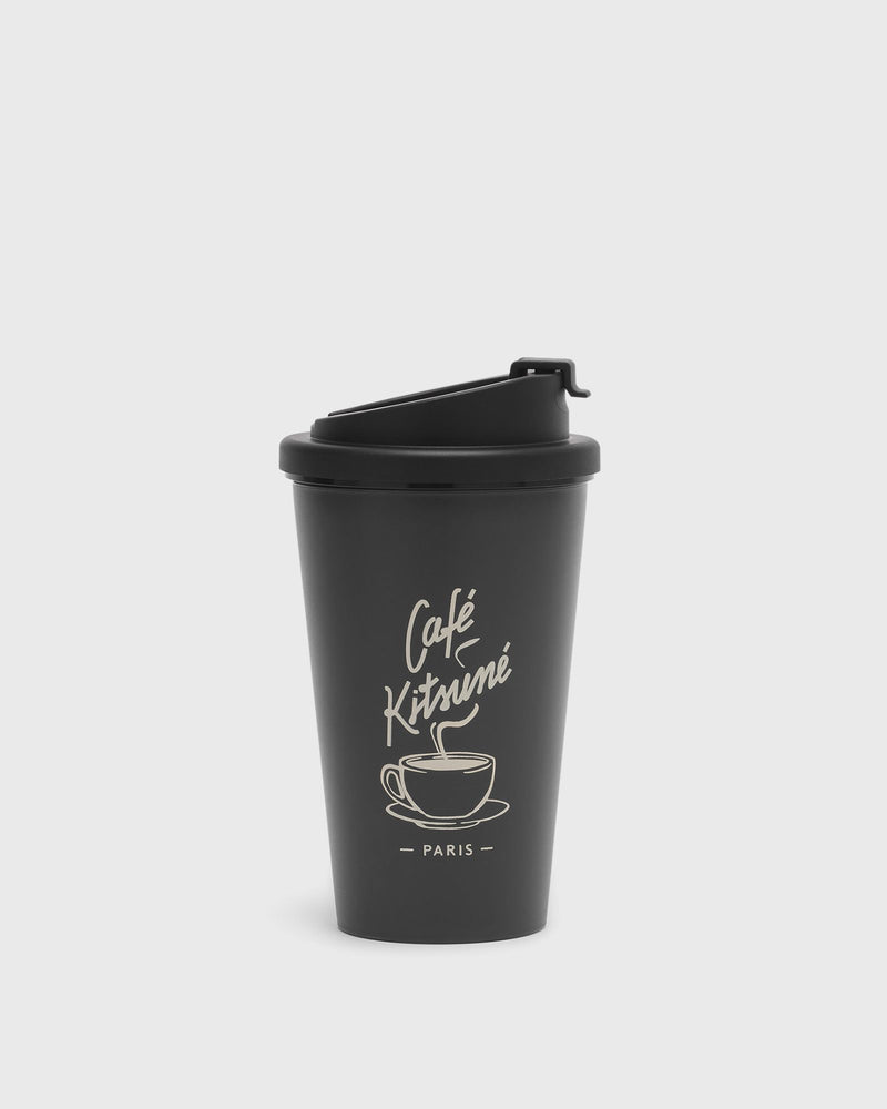 Maison Kitsune CAF KITSUN COFFEE CUP TUMBLER grey