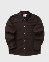 Lacoste Oversized Denim Overshirt Brown