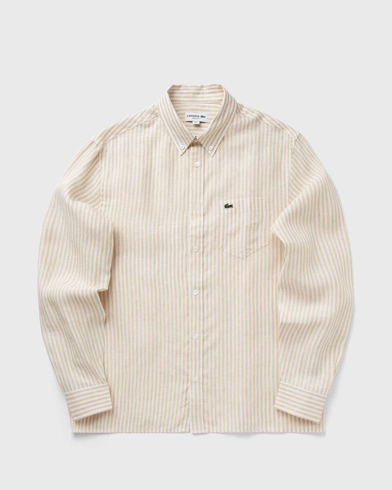 Lacoste CHEMISE CASUAL MANCHES LO beige