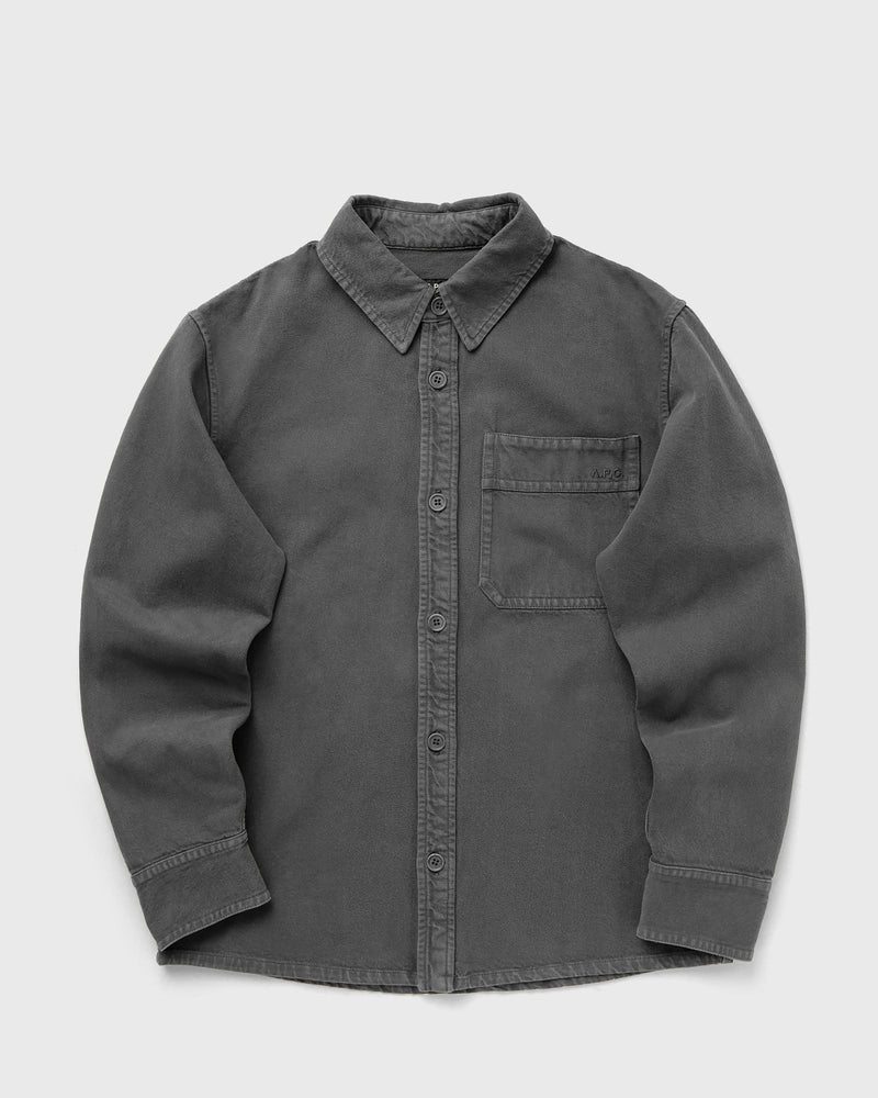 A.P.C. SURCHEMISE BASILE BRODEE POITRINE grey