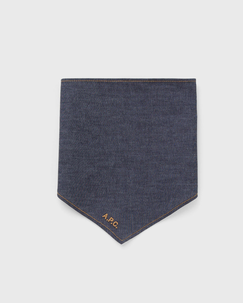 A.P.C. BANDANA CHIEN blue