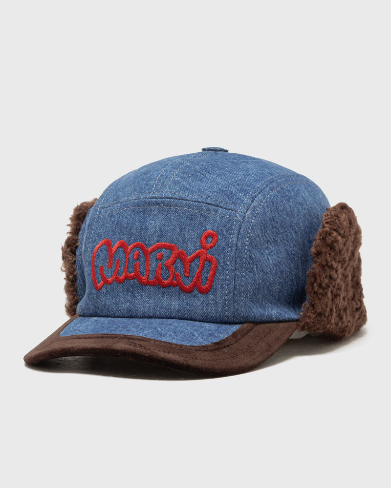 Marni Aviator Baseball Cap blue
