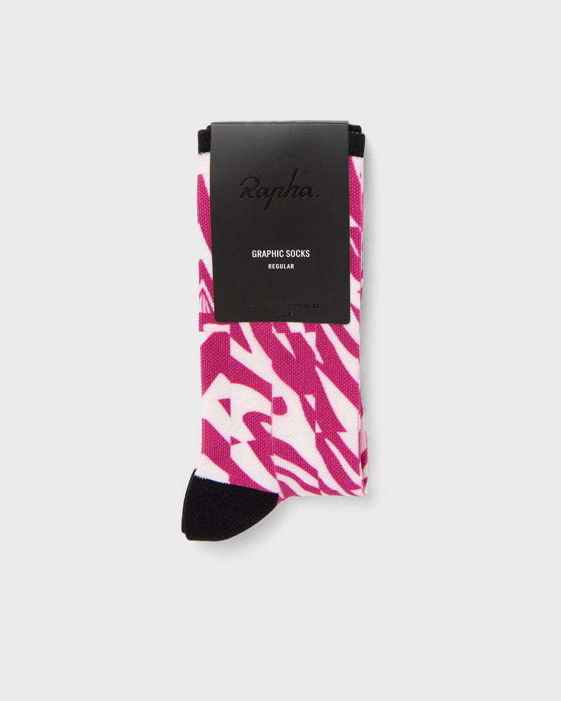 Rapha X Amani Graphic Socks pink