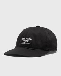 Drôle De Monsieur Slogan Plate Cap Black