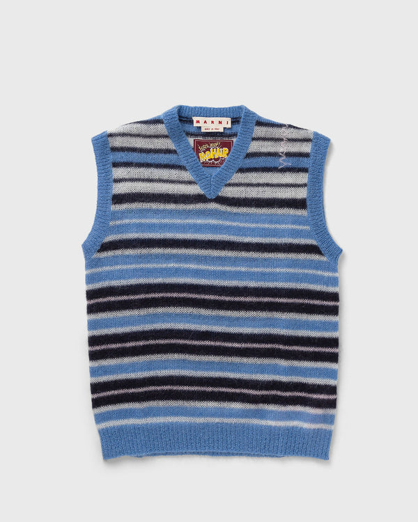 Marni V NECK SWEATER blue