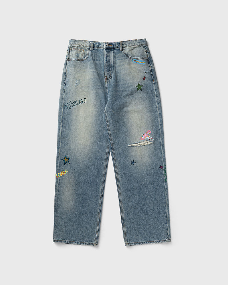Nahmias Bandaid Baggy Jeans blue