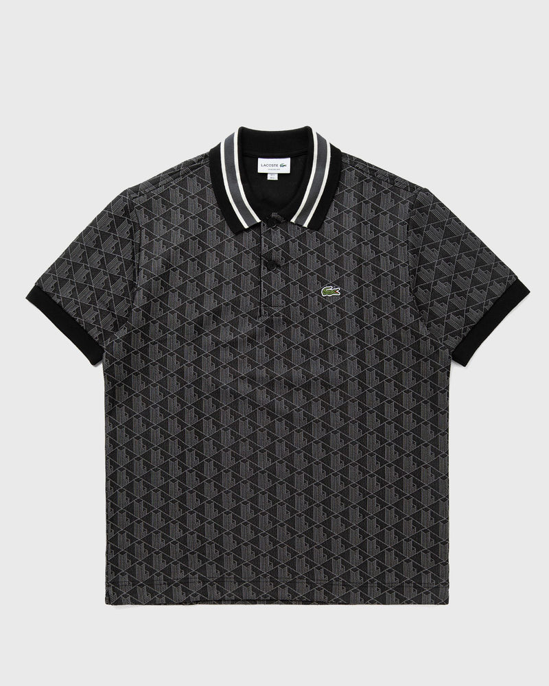 Lacoste CHEMISE COL BORD-COTES MA black